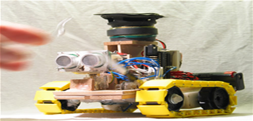 La “bateriá robot” amarillo